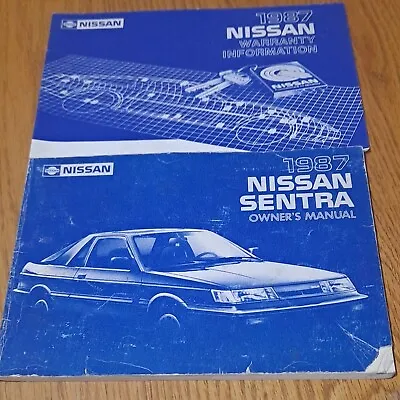 1987 Nissan Sentra Owner's Manual B1 • £11.87