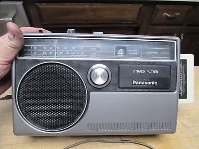 Vintage Panasonic 8 Track Player Model RQ 831A Portable Boombox AM FM Radio • $32