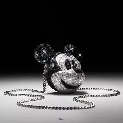 Disney X Aldo Rhinestones Crossbody Mickey Bag~Micro~Black/ Silver/Multi~NWT • $69