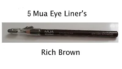 £9.99 • Buy 5 Mua Intense Colour Eyeliner's Rich Brown 