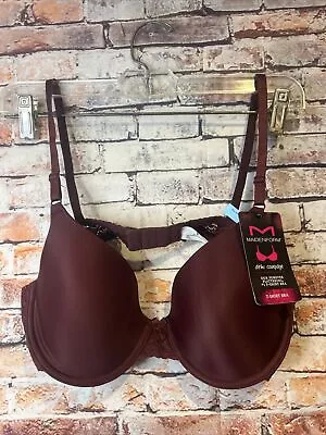 New Maroon Maidenform Demi Coverage T-shirt Bra Women’s Size 36c • $15.33