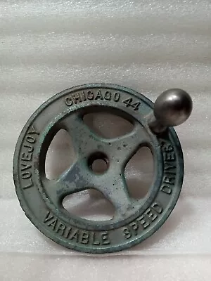 LoveJoy Variable Speed Pulley Replacement 4 5/8  Cast Iron Handwheel 1/2  Center • $69.99