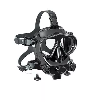 Full Face Diving Goggles Kit Silicone Anti-fog Mask Underwater Breathing Snorkel • $159.38