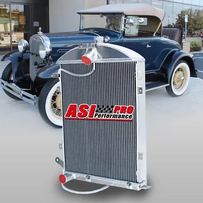 3 Row Aluminum Radiator For 1930~1931 Ford Model A AA Heavy Duty 3.3L L4 HEAD • $199