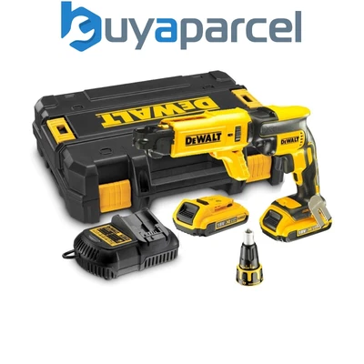 £264.99 • Buy Dewalt DCF620D2K 18v XR Lithium Ion Brushless Collated Drywall Screwgun Kit