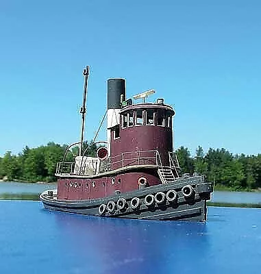 Sylvan Scale Models N2027 N Scale 81' Railroad Tug Boat - Resin Kit -- Unpainted • $44.99