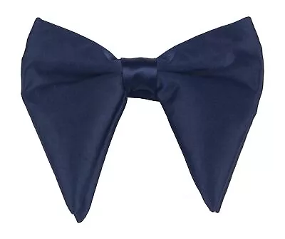 Mens Oversized Satin Silk Bow Tie Solid Color Formal Tuxedo Big Bowtie High Qual • $16.24