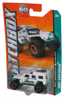 Matchbox MBX Explorers (2012) White Jeep Wrangler Superlift Toy 115/120 • $14.98