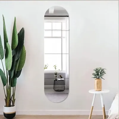 Long Mirror Wall Mounted Full Length Dressing Mirror Bedroom Room Decor • £21.59