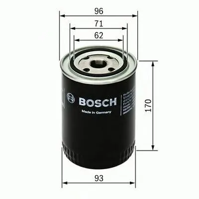 Bosch Cv Oil Filter HGV Diameter 93mm 0451203226 • $54.72