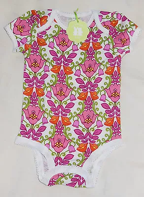 Vera Bradley Baby Newborn RUFFLE BODYSUIT In LILLI BELL 6-9 Months 12797-1426-9 • $8.48