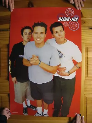 Blink-182 Poster Blink 182 Blink182 Band Shot 1999 • $149.99