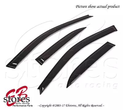 For Toyota Camry 1997-2001 Outside-Mounted Dark Smoke JDM Window Visors 4pcs • $50.05