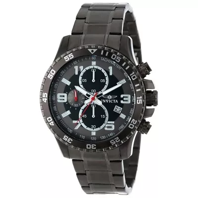 Invicta Specialty Chronograph Grey Dial Gunmetal Ion-plated Men's Watch 14879 • £119.50