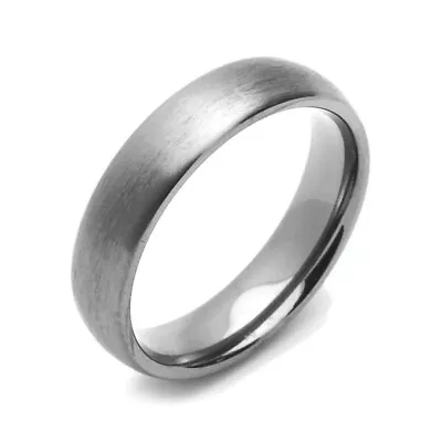 Men 5MM Comfort Fit Titanium Wedding Band Classic Domed Ring • $24.99