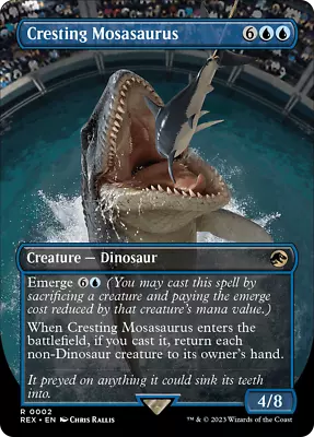 Cresting Mosasaurus FOIL Jurassic World NM Creature Rare MAGIC MTG CARD ABUGames • $4.75