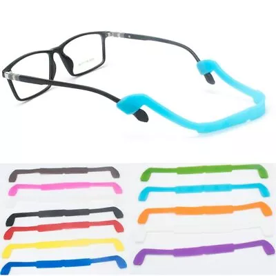 $4.98 • Buy Silicone Eyeglasses Strap Glasses Safety Band Strap Retainer Sunglasses Cord