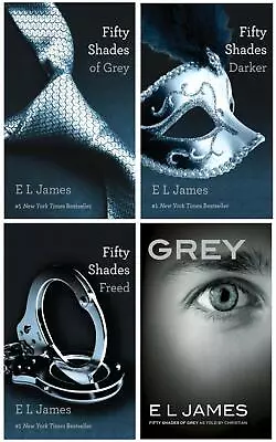 50 Fifty Shades Of Grey Darker Freed 4 Book Collection. Paperback Set EL James • £12.99