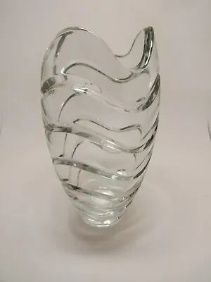 Mikasa Slovenia Crystal Vase - 10  Tall - Excellent Condition • $20