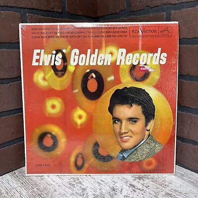 Elvis Golden Records LP Vinyl Shrink-wrap RCA Victor LPM-1707 1958 FAST SHIPPING • $39