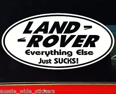 LAND ROVER ELSE 4x4 Discovery Defender Series Funny Stickers 200mm • $6.90