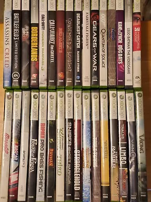 Pick And Choose Microsoft Xbox 360 Games CIB Complete • $8