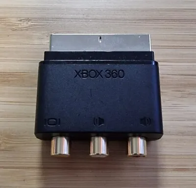 RGB Scart Plug To 3 RCA Composite AV Female Adapter For Video Game Console • £2.99