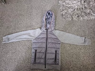 Boys Grey Matalan Coat Size 8 Years • £2