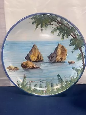 Solimere Vietri Plate Italy 13” Vietri SPUE FRATELLI • $38