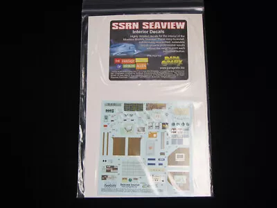 Voyage To The Bottom Sea/TV Seaview/Paragrafix 1/128 Interior Decal Set/Mint • $24.95