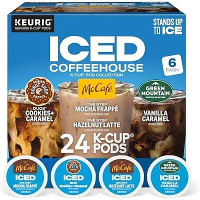 Keurig Iced Coffee Single-Serve K-Cup Pods Variety Pack 24 Count • $28.81