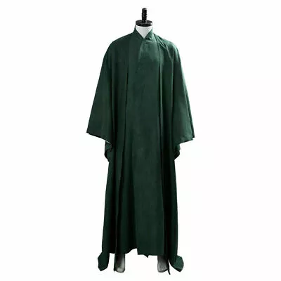 Harry Potter Lord Voldemort Cosplay Costume Robe Gown Green Halloween Outfit • $37.80