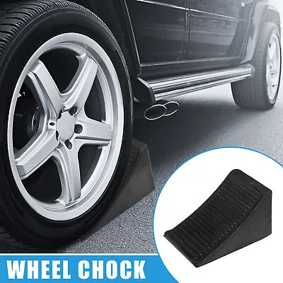 Wheel Chocks Blocks Rubber Metal For Trailer Camper Black 6.30 X3.94 X3.94  • $33.99
