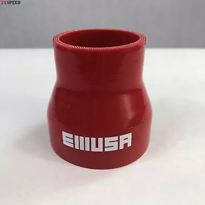 3Ply 2.75  To 2'' Inch Straight Reducer 76mm Silicone Hose Coupler Red • $9.99