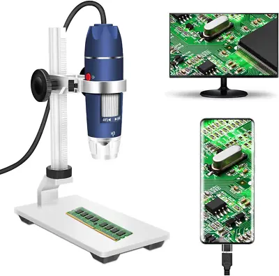 HD 2MP Portable USB Digital Microscope 40x~1000x Magnification Endoscope Camera • $45.29