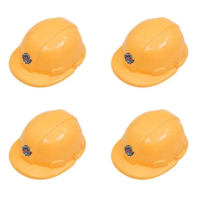 £8.47 • Buy 4pcs Safety Hat Toy Toddler Hard Hat Kids Builder Hat