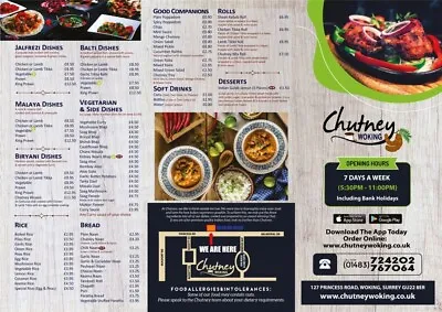 Restaurant/Takeaway Menu/Flyer/Leaflet Design A4/A3 Half/Tri/Z Fold Design Only • £34.99