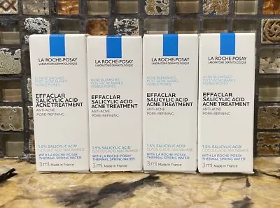 Bundle 4 La Roche-Posay Effaclar Salicylic Acid Acne Treatment 3ml Each EXP 3/25 • $12.95