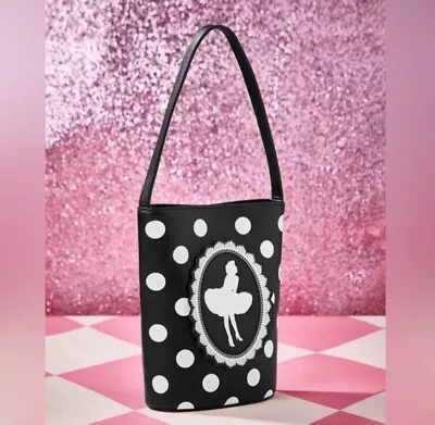 Marilyn Monroe Fashionable Black And White Polka Dot Handbag • $50