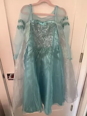 Elsa Frozen Costume Child 7/8 Disney Dress • $22