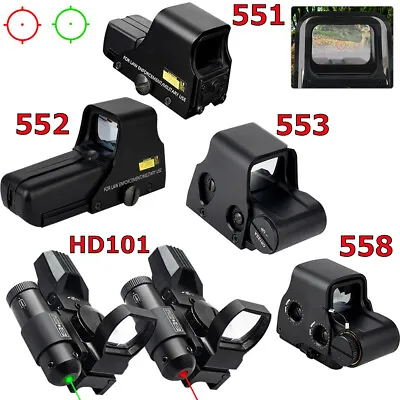 551 552 553 558 Red Green Dot Holographic Sight Scope Hunting Reflex Sight Rifle • $49.98