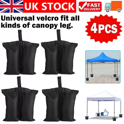 4PCS Garden Gazebo Foot Leg Feet Weights Sand Water Bags For Marquee Party Tent • £7.99