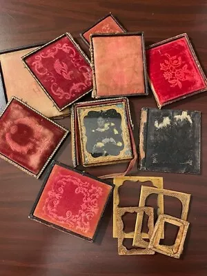 Rare 1800's Ambrotype Daguerreotype Case Photo Case Parts Lot - For Repair • $32