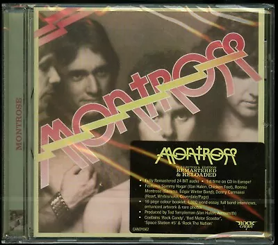 Montrose Self Titled 1973 CD New Rock Candy Records Reissue S/t Same • $14.99