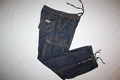 True Religion Men's Cargo Pocket Pants ~ Pre-Owned ~ Great Condition! 33W X 33L • $69.99