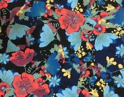 NWOT LuLaRoe TC Legging Wonderland Spring Blue Red Rainbow Floral Vintage • $17