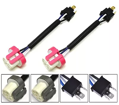 Conversion Wire 9003 HB2 H4 TO 9007 HB5 Two Harness Head Light Adapter Plug Play • $13.78