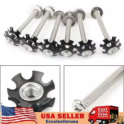 6x RV LADDER REPAIR KIT Nuts Stainless Bunk Motorhome Parts Camper Trailer Coach • $10.89