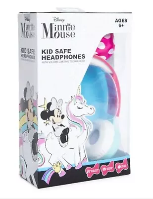 Limited Edition New Disney Minnie Mouse Kid-safe Volume Limiting Headphones • $15.99