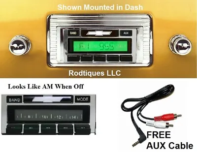 1947-1953 Chevy Truck  Radio Free AUX Cable Stereo 230 • $207